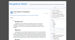 Desktop Screenshot of morgellonswatch.com
